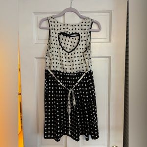 Band of Gypsies Heart Polka Dot Dress